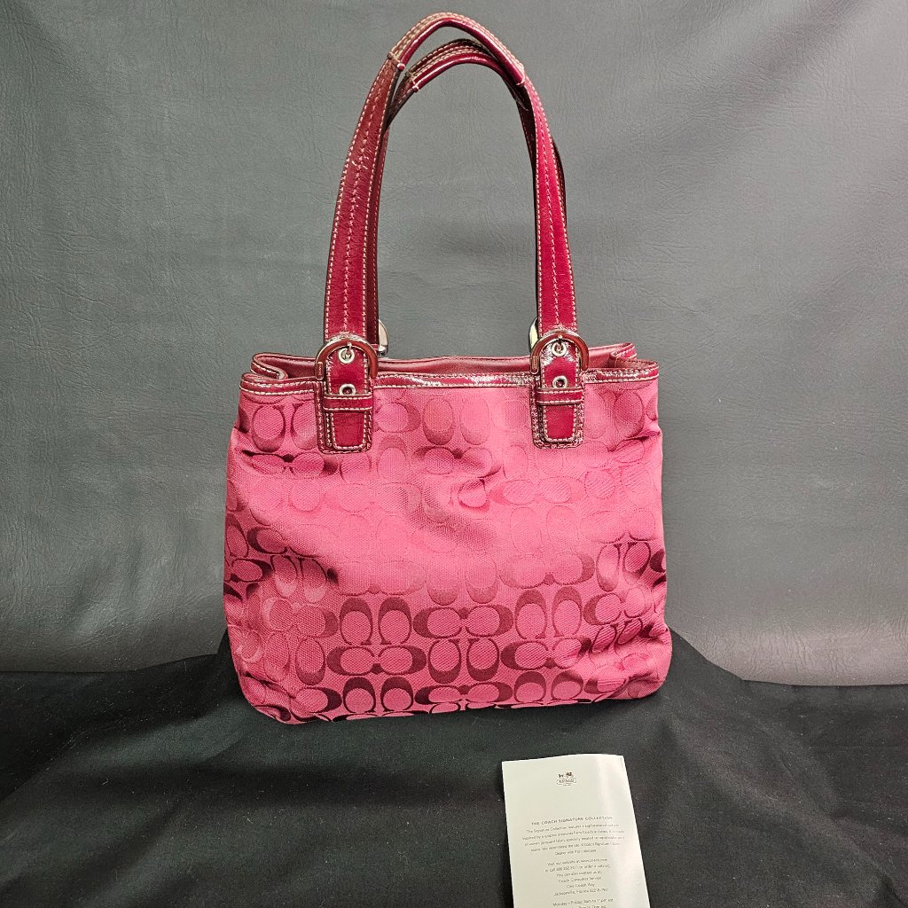 Authentic Coach Soho Signature Tote Shoulder Handbag Women's Purse F17401 Nwt